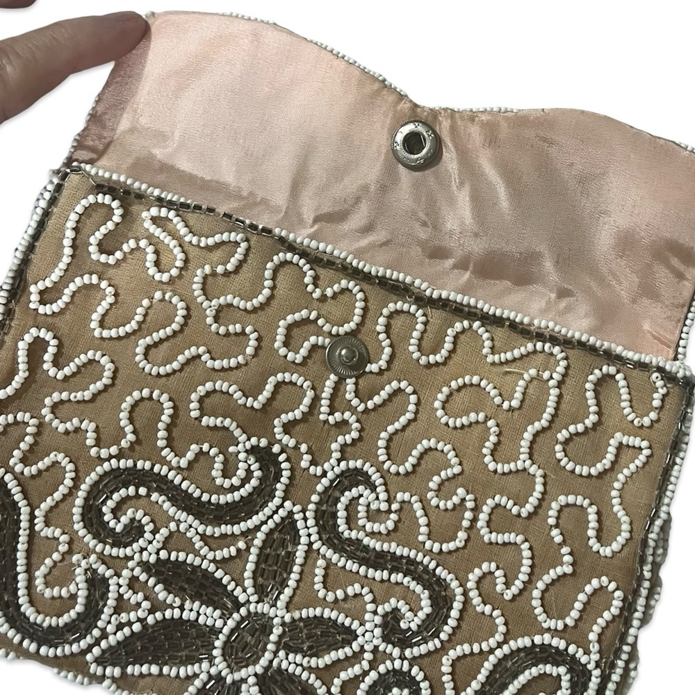 Vintage Waldorf Handmade Beaded Clutch - Picture 2 of 6
